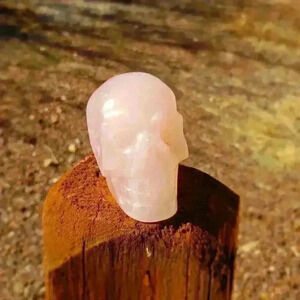 Rose Quartz Skull